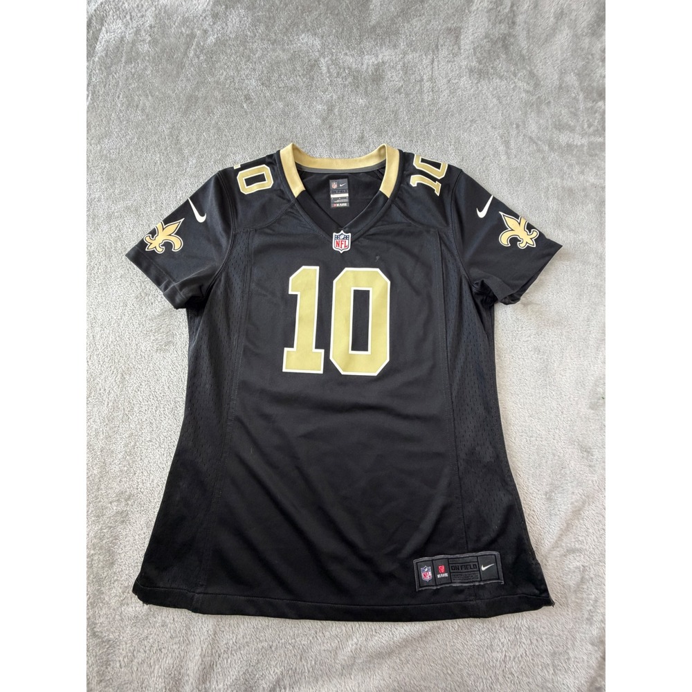 Nike NFL Jersey Women Medium Black New Orleans Saints Brandin Cooks 10 On Field